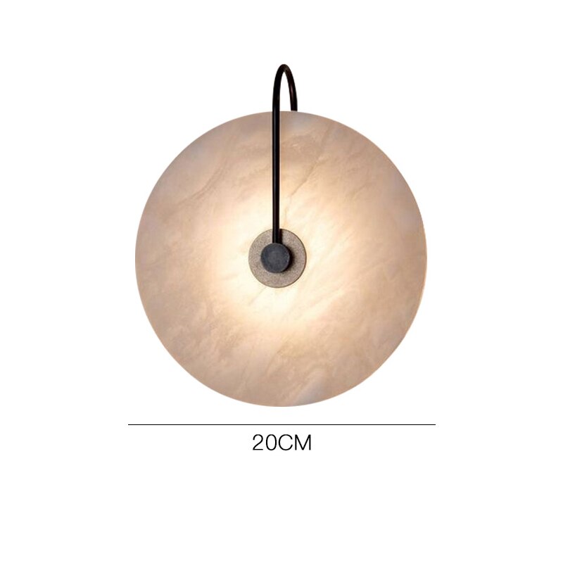 New Marble Wall lamp room Sconce Lamp  15cm20cm25cm led wall lights black industrial modern marble wall sconces light fixtures