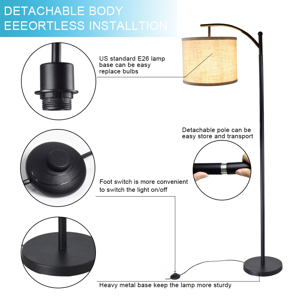 Modern Arc LED Standing Floor Lamp