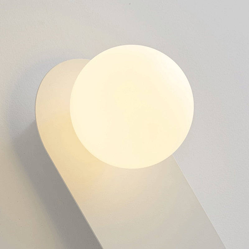 Indoor LED Aisle Wall Light Background Decoration Hotel Study Hallway Bedroom  Living Room Sconce Nordic Minimalist Bedside Lamp