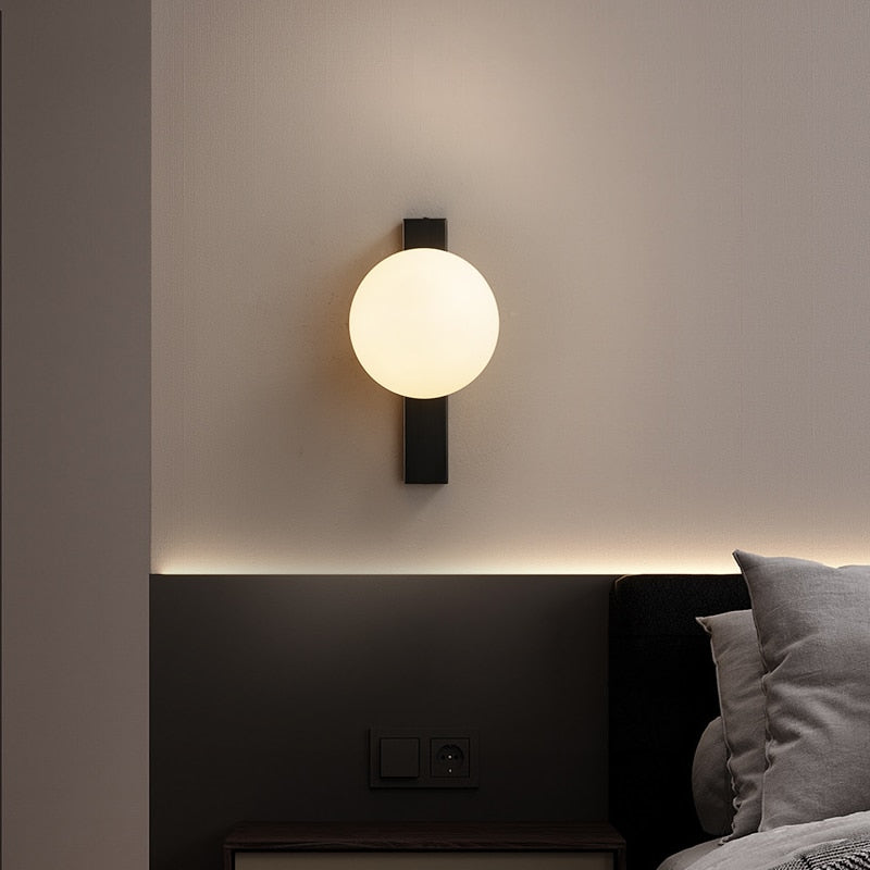 Simple Copper Estiluz Circ LED Wall Sconce For Bedroom Bedside Living Room Modern Nordic Corridor Aisle Lighting Luxury Lamps