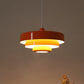 Medieval Danish Multicolor Chandelier Retro Orange Decoration Ceiling Lights Restaurant Study Cafe Coffee Table Bar Pendant Lamp