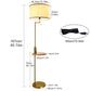 Nordic Vertical Gold USB Charging Floor Lamp