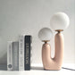 Postmodern Frosted Glass Globe Table Lamp