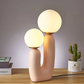 Postmodern Frosted Glass Globe Table Lamp