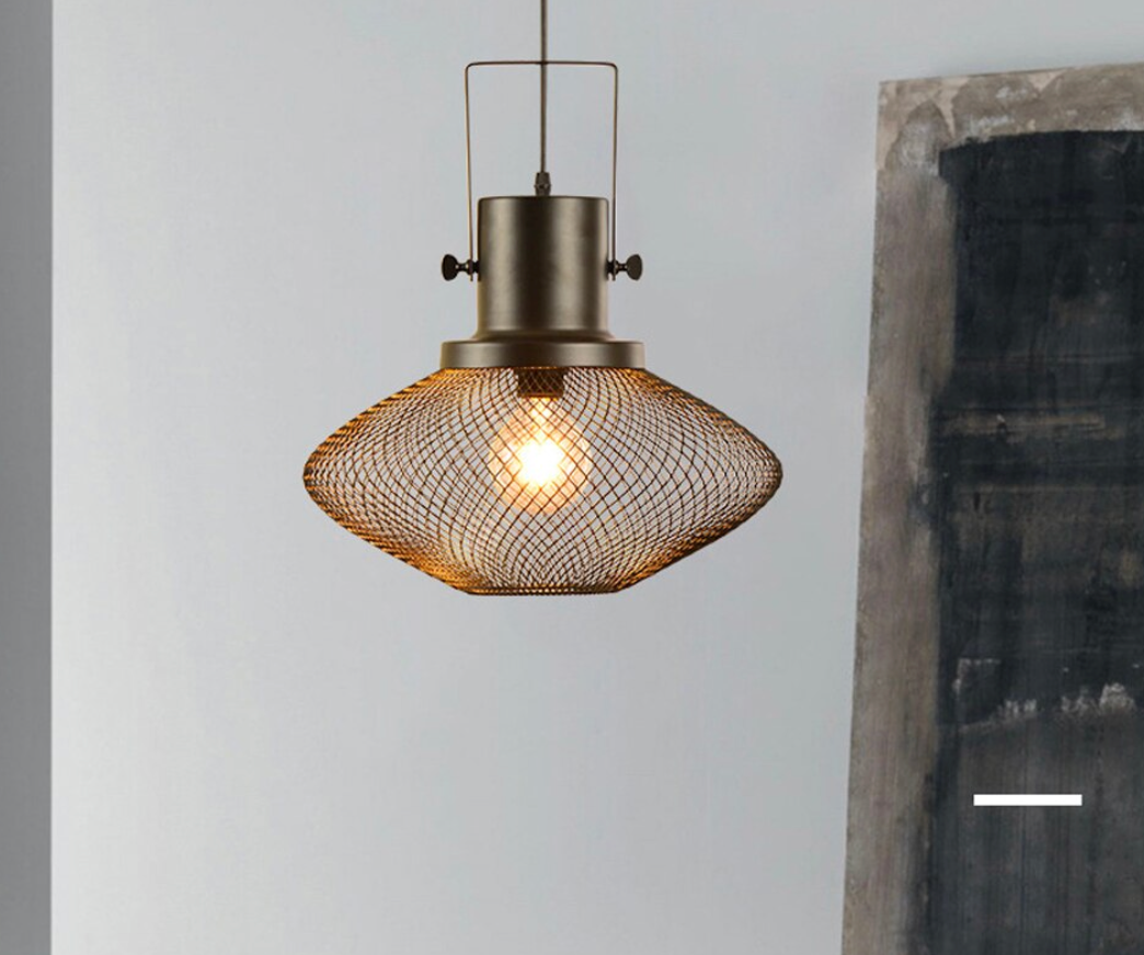 Nordic LED Modern Pendant Lights E27 cage Minimalist indoor hanging light Dining Room Vintage Industrial Lamp luminaire Lighting