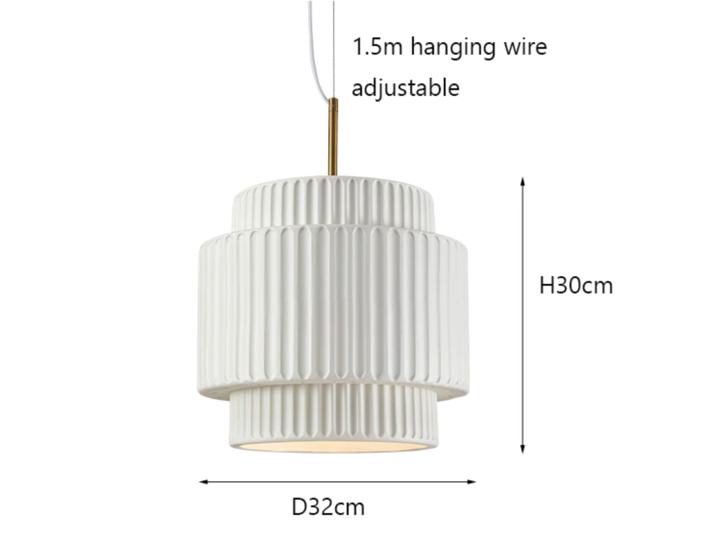 Wabi-sabi Designer Cream White Resin Chandeliers Dining Room Hanging Lamp Medieval Homestay Bedroom Bedside Pendant LED Lighting