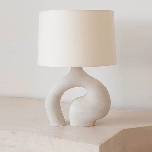 Modern Minimalist Table Lamp with Textile Shade